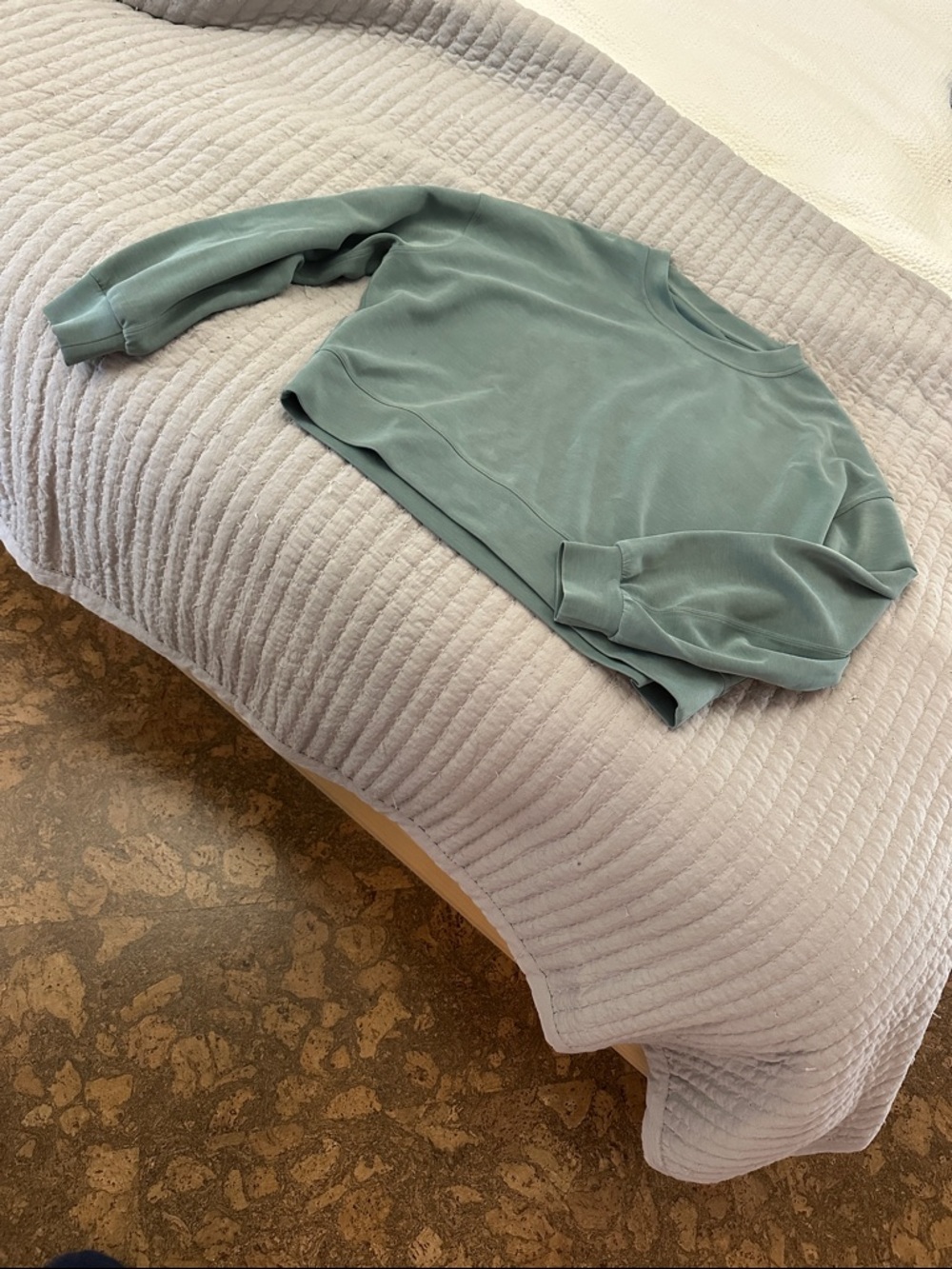 lululemon athletica sage green crew sweatshirt